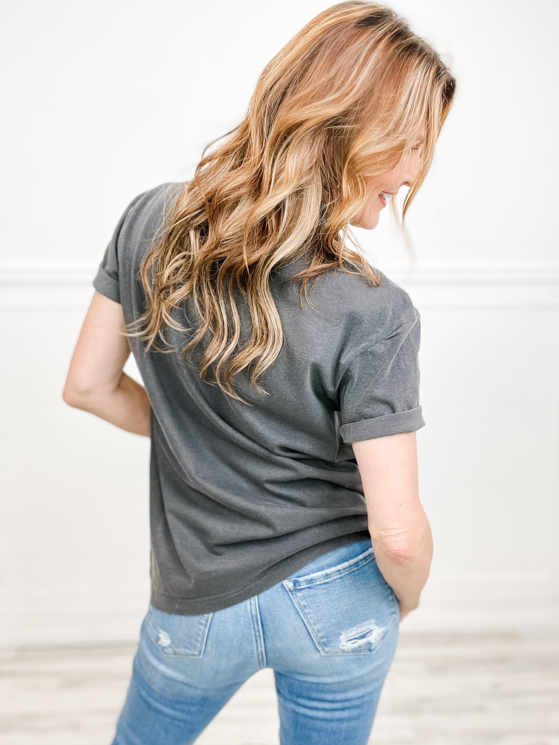 America The Beautiful Gold Foil Graphic Tee