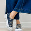 Very G Aman Dark Blue Bling Sneaker