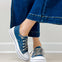Very G Navy Aman Tooled Sneaker