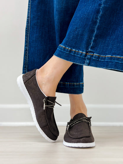 Very G Brown Holly Print Shoe