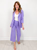 Magic Wide Cropped Pants in VIOLET