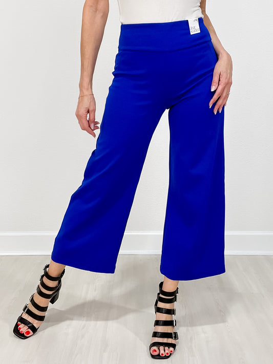 Magic Wide Cropped Pants in FRENCH ROYAL