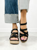 Corkys All Nighter Wedge Sandals in BLACK