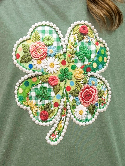 Pearl Lucky Clover Graphic Tee