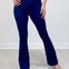 Magic High Waisted Double Knit Pants in NAVY- Skinny or Kick Flare