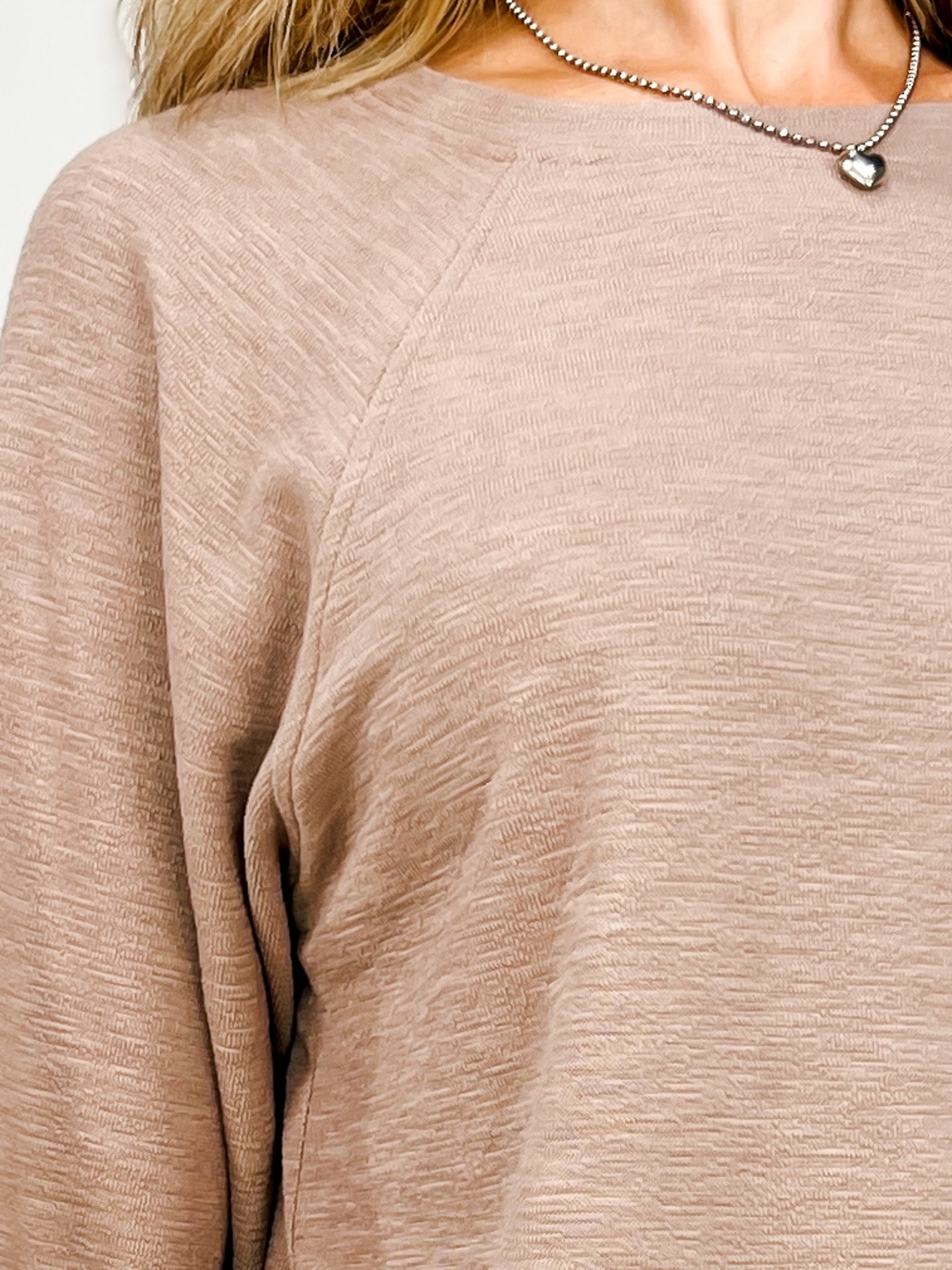 Slub Long Sleeve Top & Pants Set