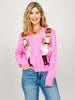 Queen of Sparkles Pink Nutcracker Cardigan