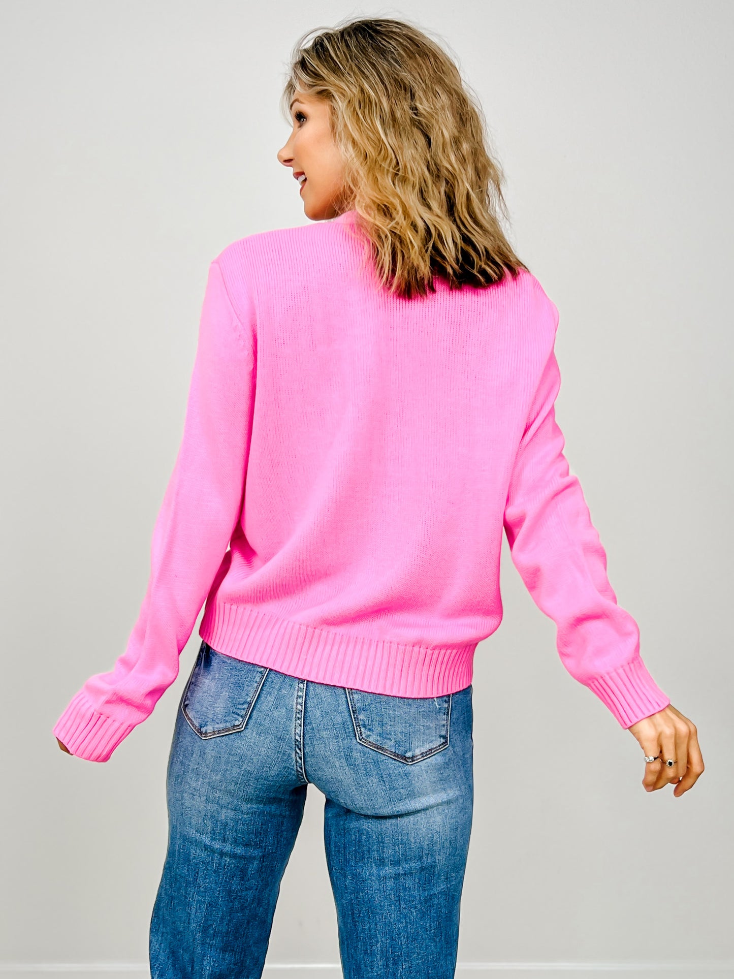 Queen of Sparkles Pink Nutcracker Cardigan