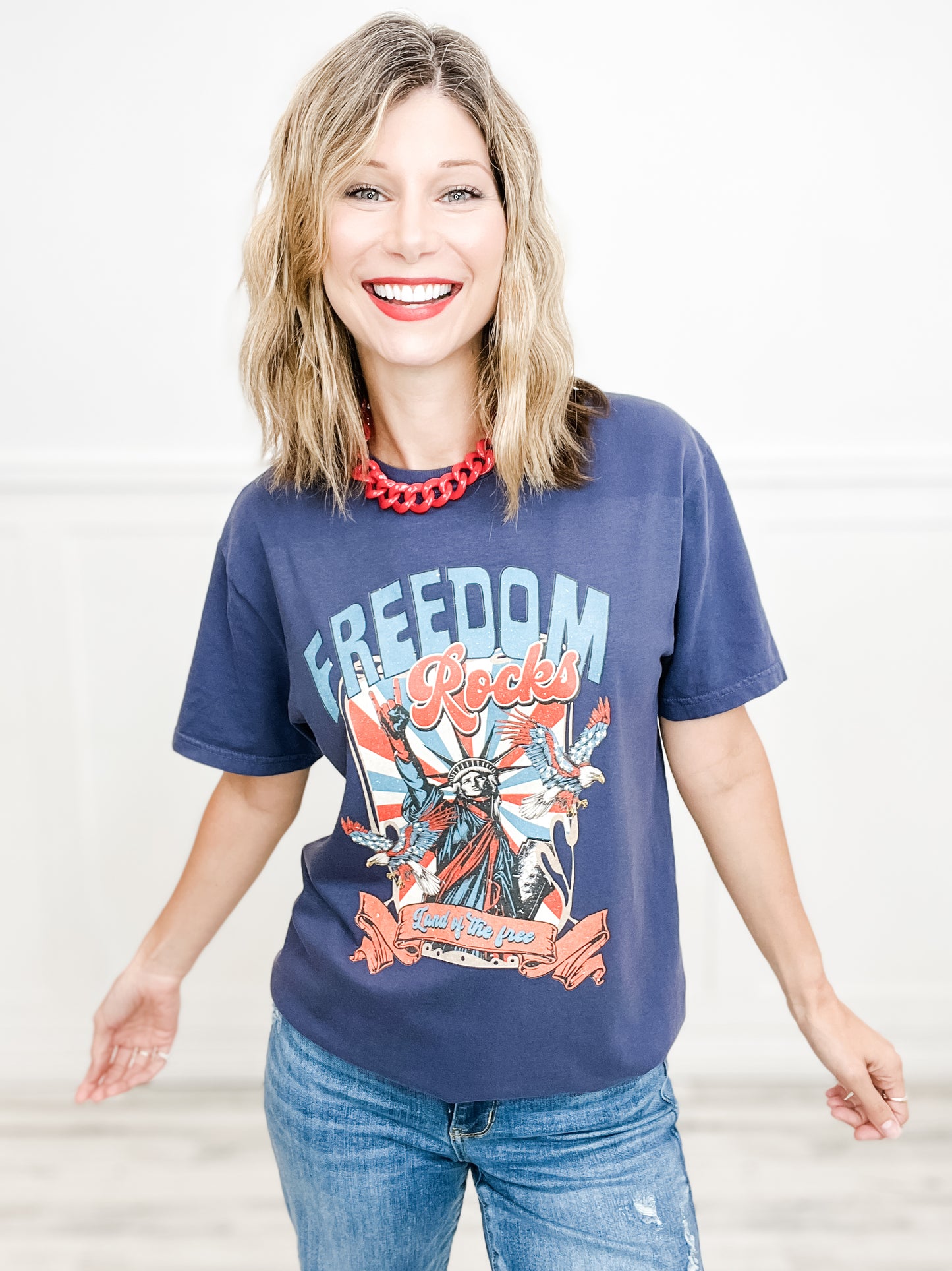 Land of The Free Graphic Tee