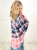 Merica Bleached Flannel Top