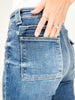 Judy Blue MAGGIE MAE High Waist Bermuda Denim Shorts