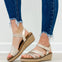 Corkys What About Now Wedges in Gold