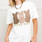 Boujee Bunnies Gold Foil Graphic Tee