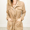 Risen Tencel Anorak Zip-Up Jacket with Tie Waist