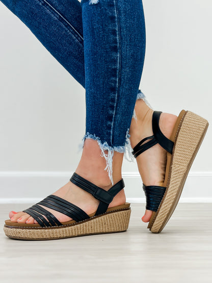 Corkys What About Now Wedges in Black
