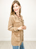 Risen Tencel Anorak Zip-Up Jacket with Tie Waist