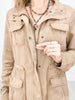 Risen Tencel Anorak Zip-Up Jacket with Tie Waist
