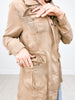 Risen Tencel Anorak Zip-Up Jacket with Tie Waist