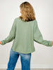 Cloudy Knit Ribbed Long Sleeve Top