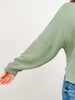 Cloudy Knit Ribbed Long Sleeve Top