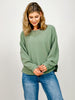 Cloudy Knit Ribbed Long Sleeve Top