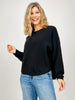 Cloudy Knit Ribbed Long Sleeve Top