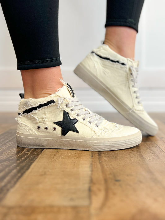 Shu Shop Paulina Canvas Sneaker in Bone