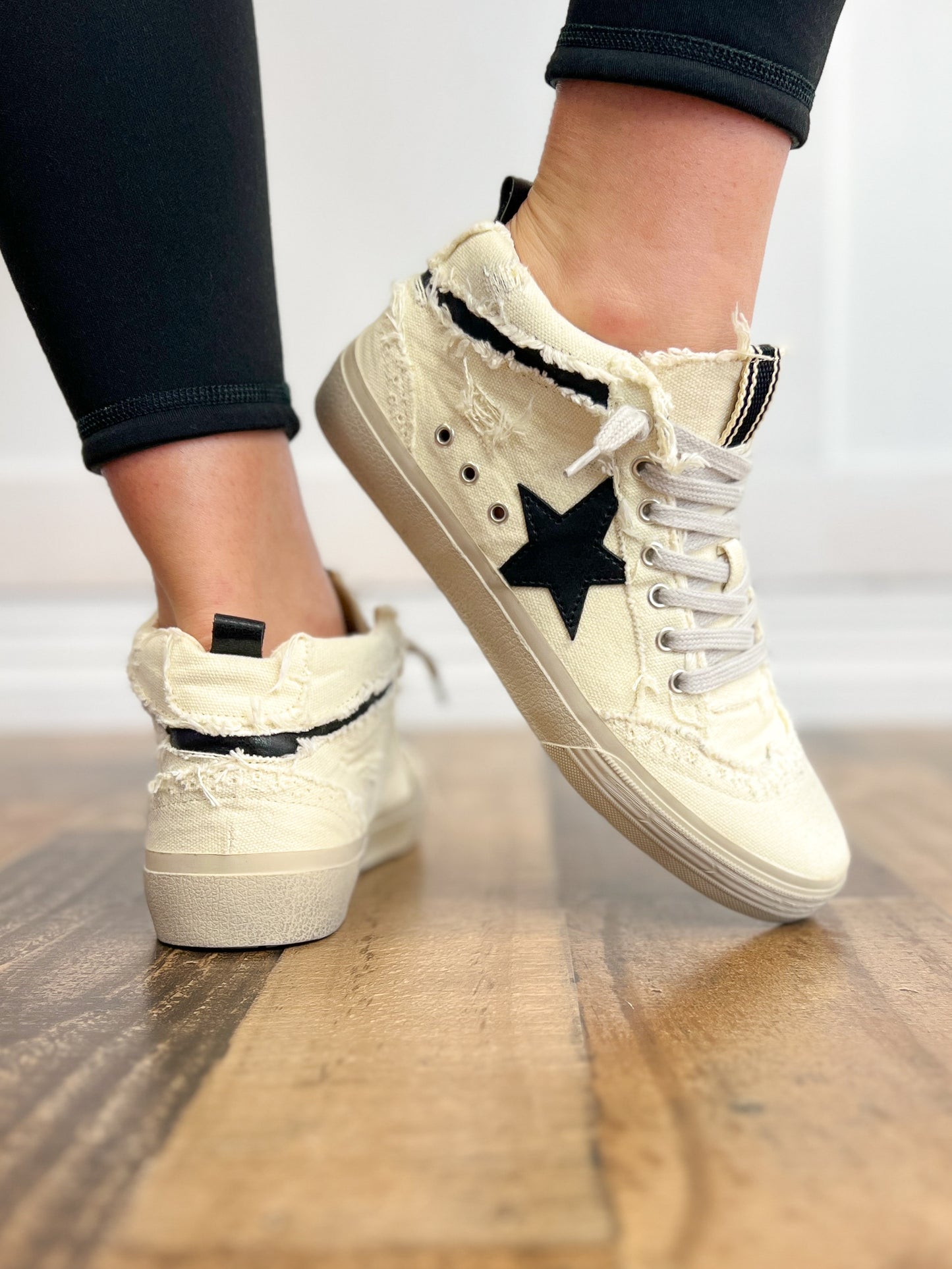 Shu Shop Paulina Canvas Sneaker in Bone