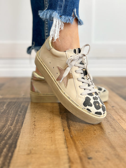 Shu Shop Reba Distressed Leopard Sneaker