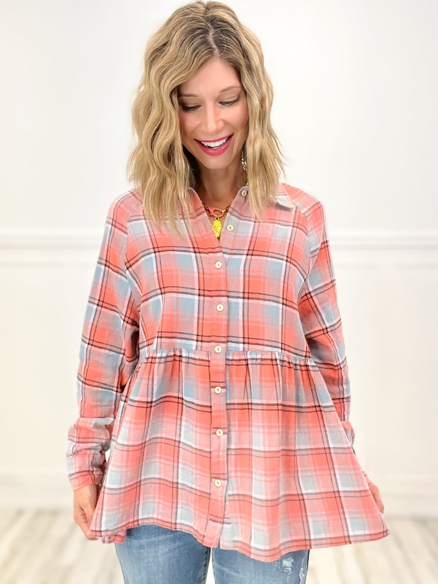 Flattering Baby Doll Flannel