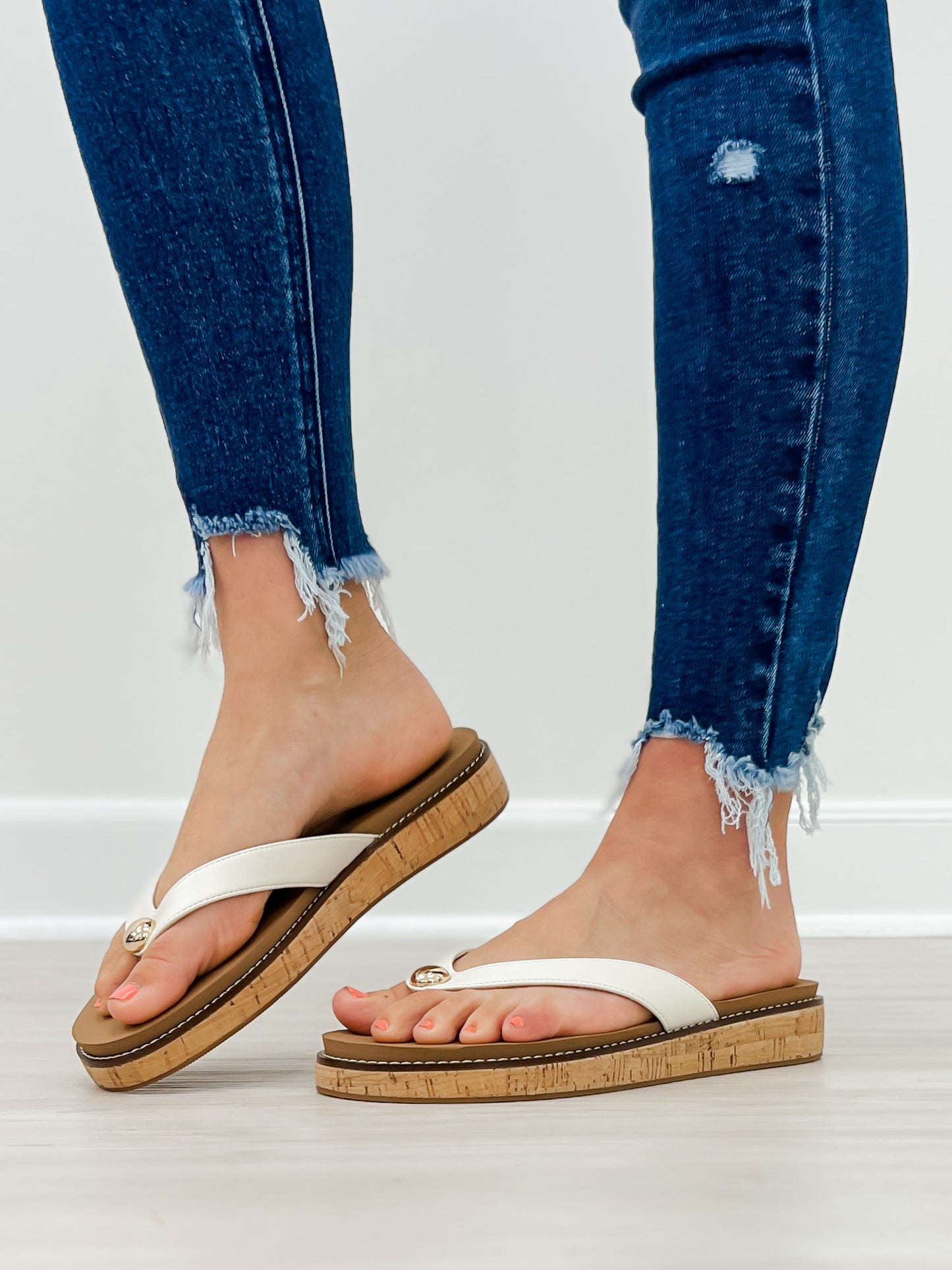 Corkys Off The Deep End Sandals in Ivory