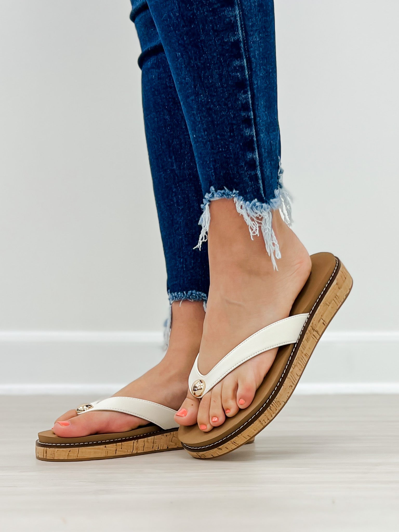 Corkys Off The Deep End Sandals in Ivory