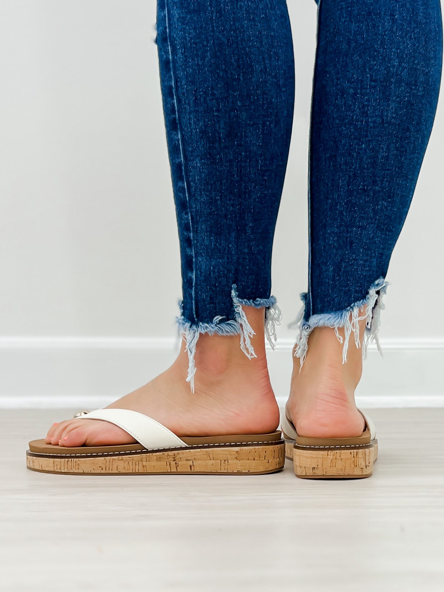 Corkys Off The Deep End Sandals in Ivory
