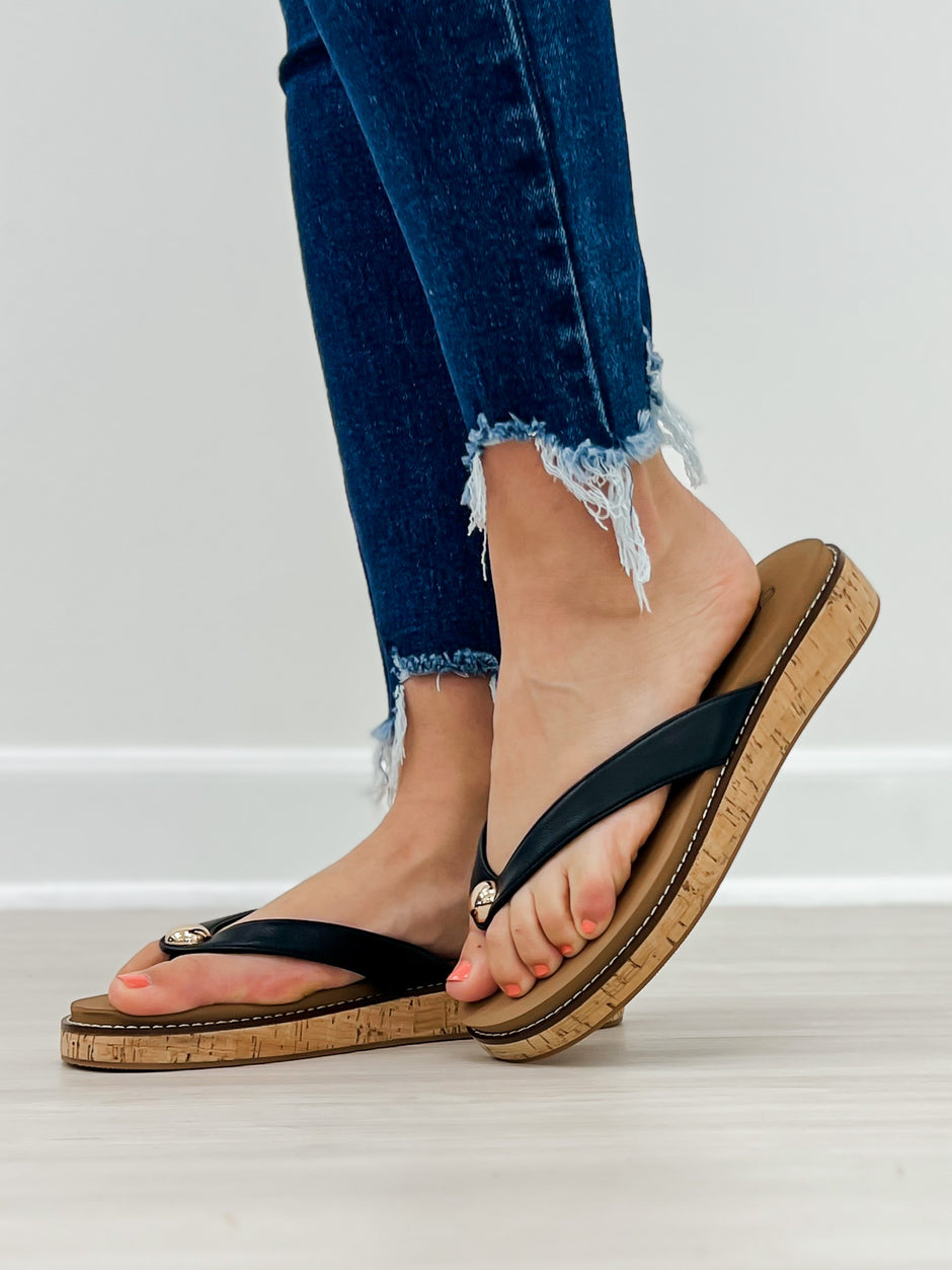 Corkys Off The Deep End Sandals in Black