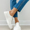 Blowfish Malibu Hangout Slip On Tennis Shoes in White