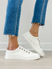 Blowfish Malibu Hangout Slip On Tennis Shoes in White