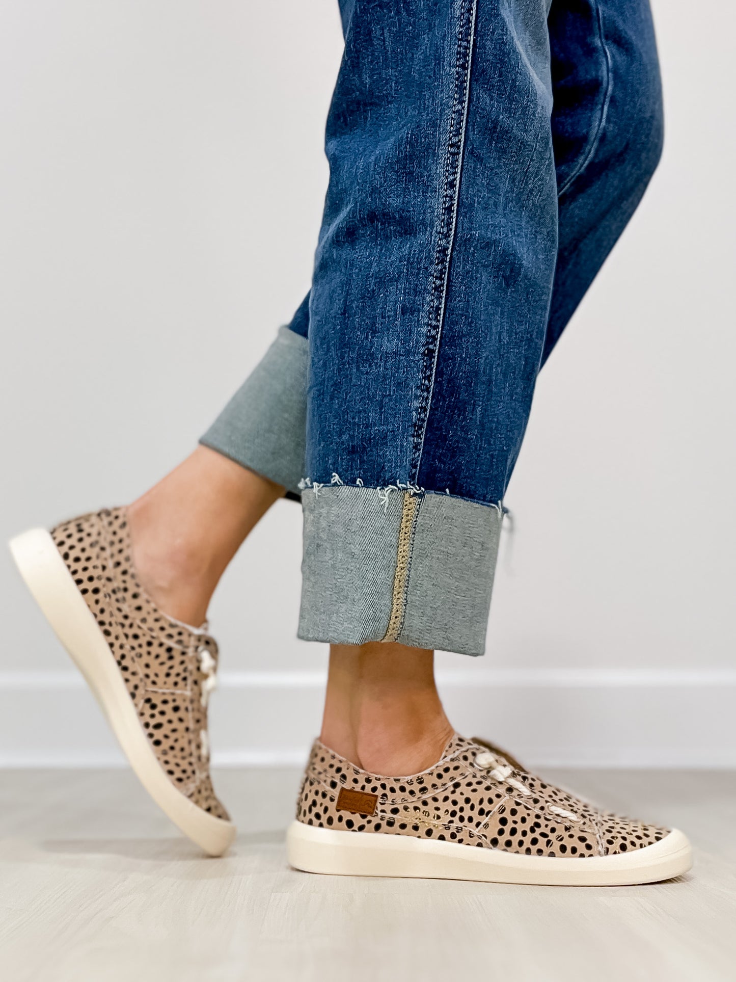 Blowfish Beachside Slip-On Tennis Shoes in Cheetah