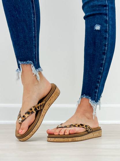 Corkys Off The Deep End Sandals in Leopard