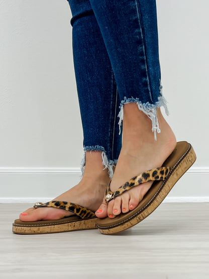 Corkys Off The Deep End Sandals in Leopard