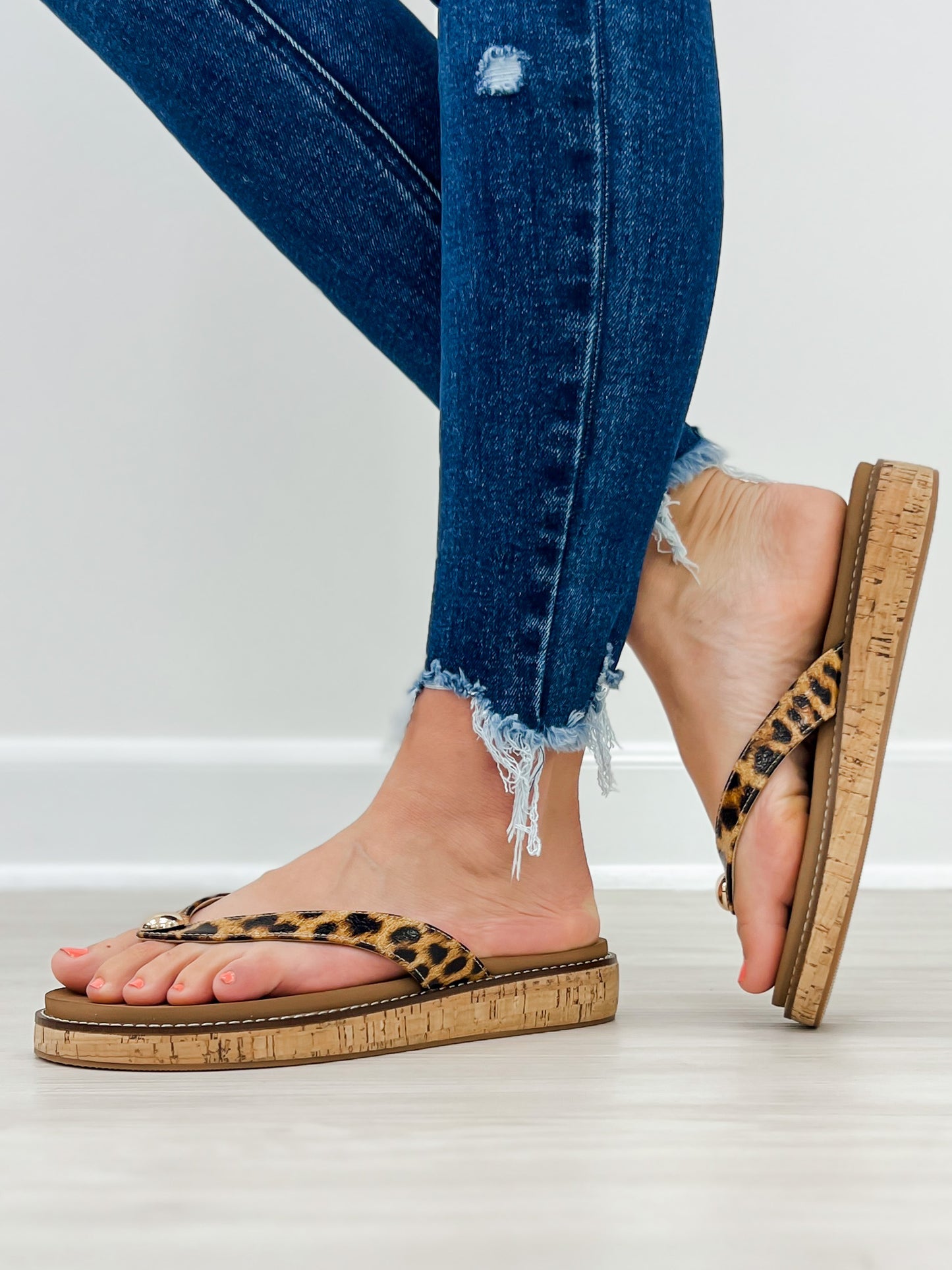 Corkys Off The Deep End Sandals in Leopard