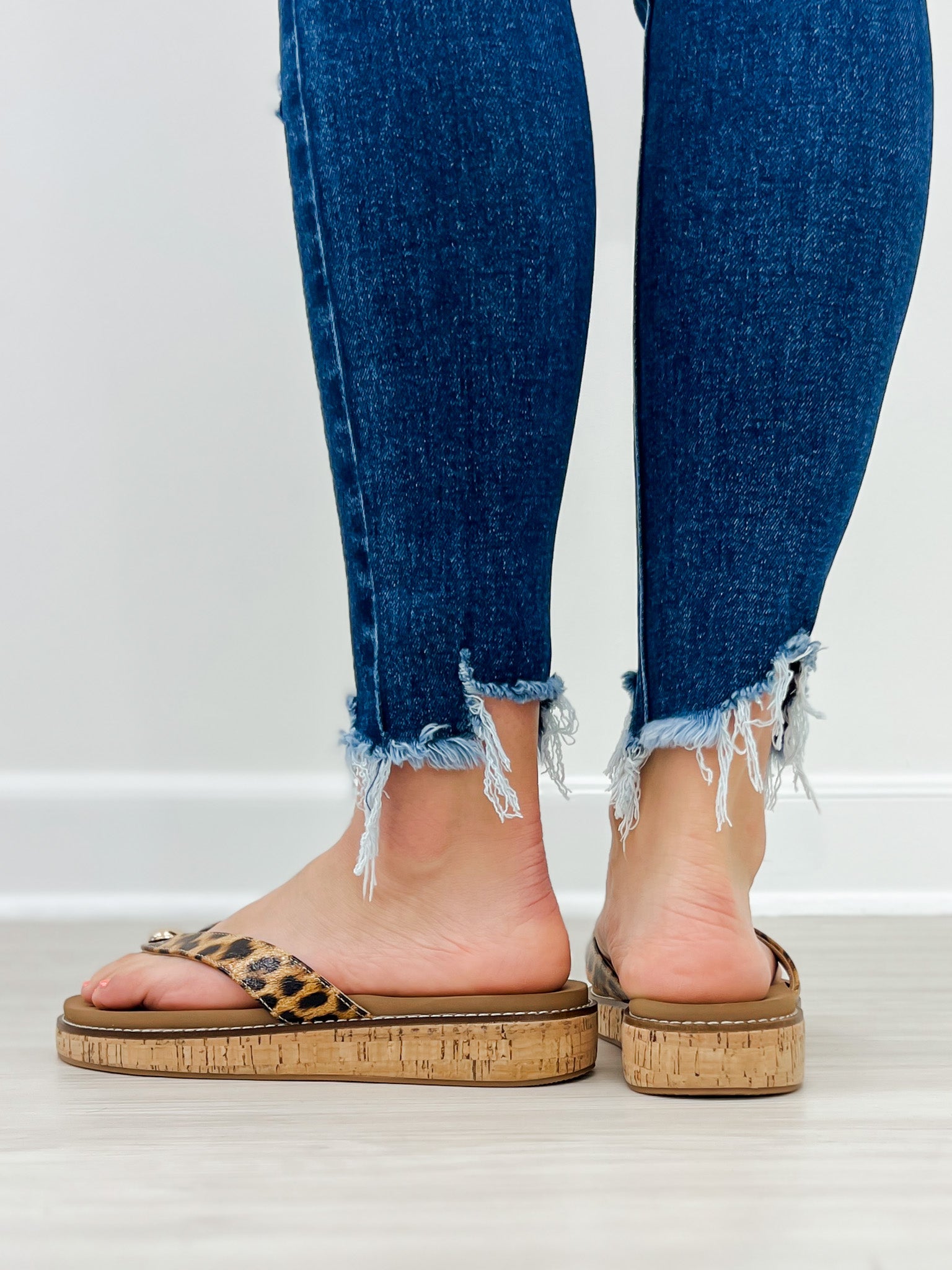 Corkys Off The Deep End Sandals in Leopard