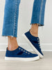 Blowfish Malibu Hangout Slip On Tennis Shoes in Navy