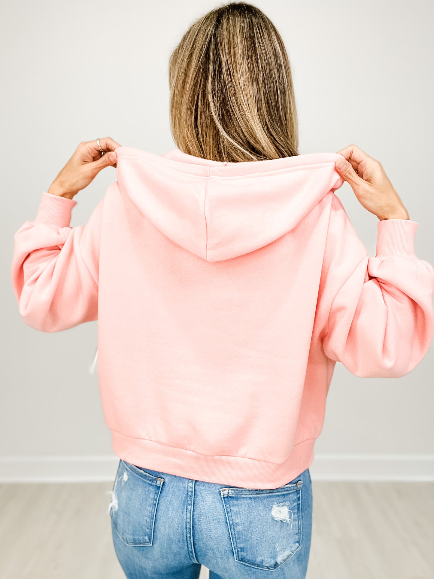 Oversized Long Sleeve Hooded Top