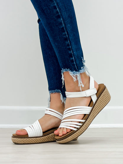Corkys What About Now Wedges in White