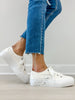 Blowfish Tennis Shoes Sadie Sun 10 in White Canvas