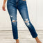 MICA Denim Mid-Rise Straight Leg Denim Jeans