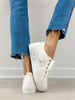 Blowfish Tennis Shoes Sadie Sun 10 in White Canvas