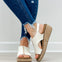 Corkys Volta II Wedge Sandals in White