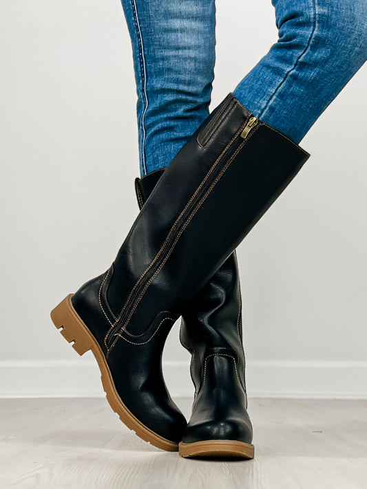 Corkys Gallop Tall Boots in BLACK