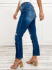 MICA Denim Mid-Rise Straight Leg Denim Jeans